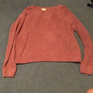 Pink sweater